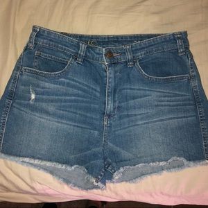 LC Lauren Conrad highwaisted Jean shorts